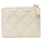 Bifold-Geldbörse mit gesteppter Optik (Beige)