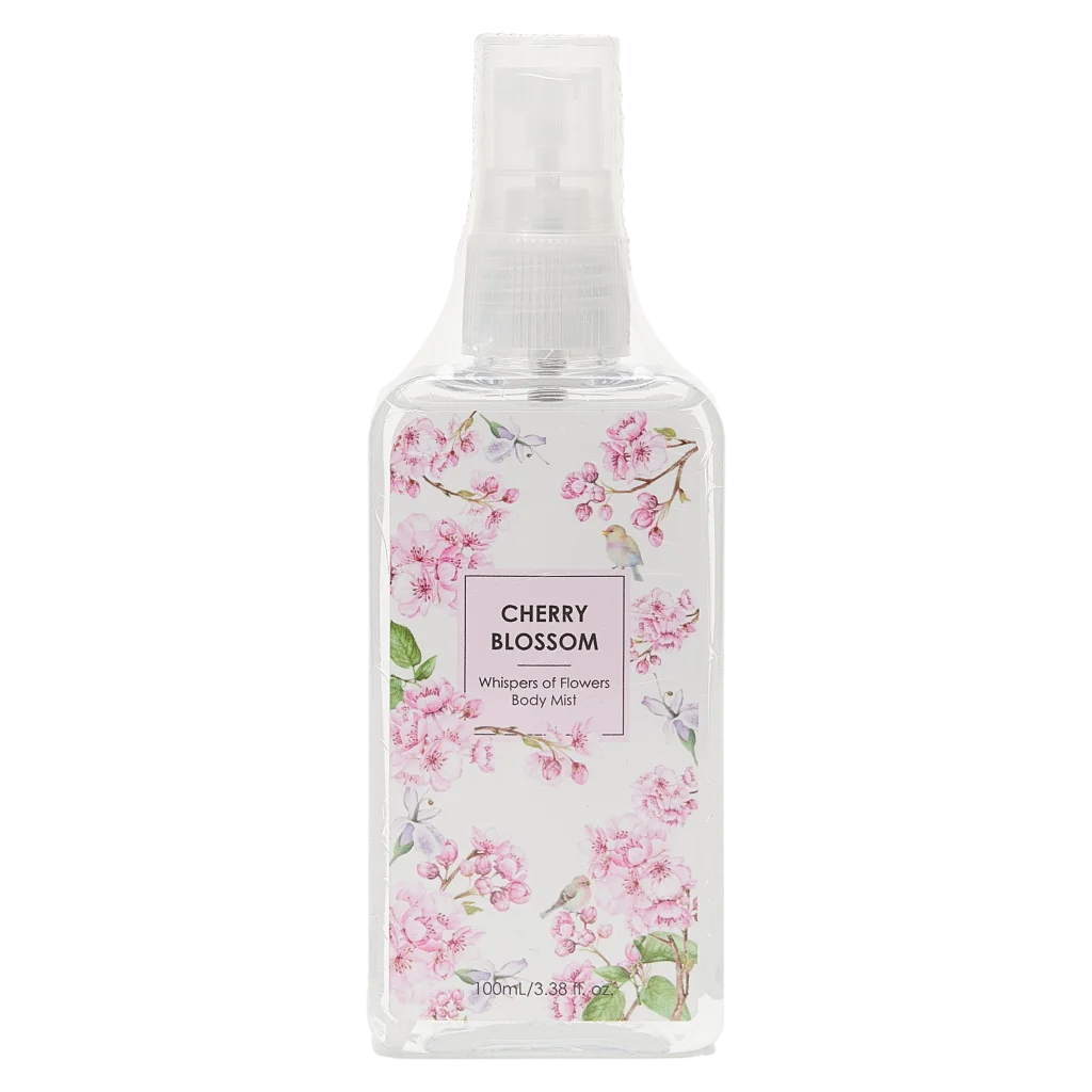 Body Mist, Whispers of Flowers Series, Kirschblütenduft, 100 ml