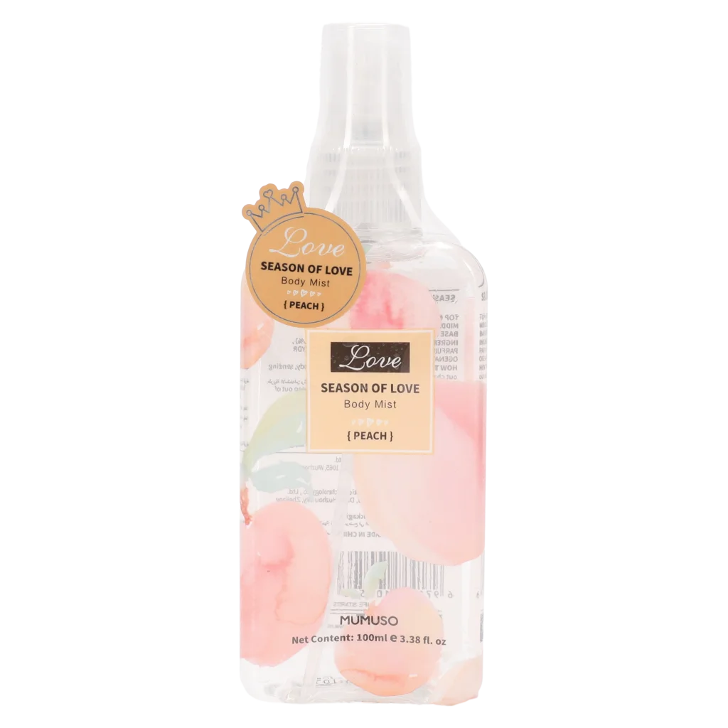 Body Mist, Love Series, Pfirsichduft, 100 ml