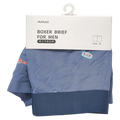 Boxer Briefs mit Print-Design für Herren, Größe L (Blau)