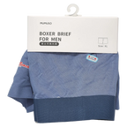Boxershorts Herren mit Print-Design, Größe 2XL (Blau)