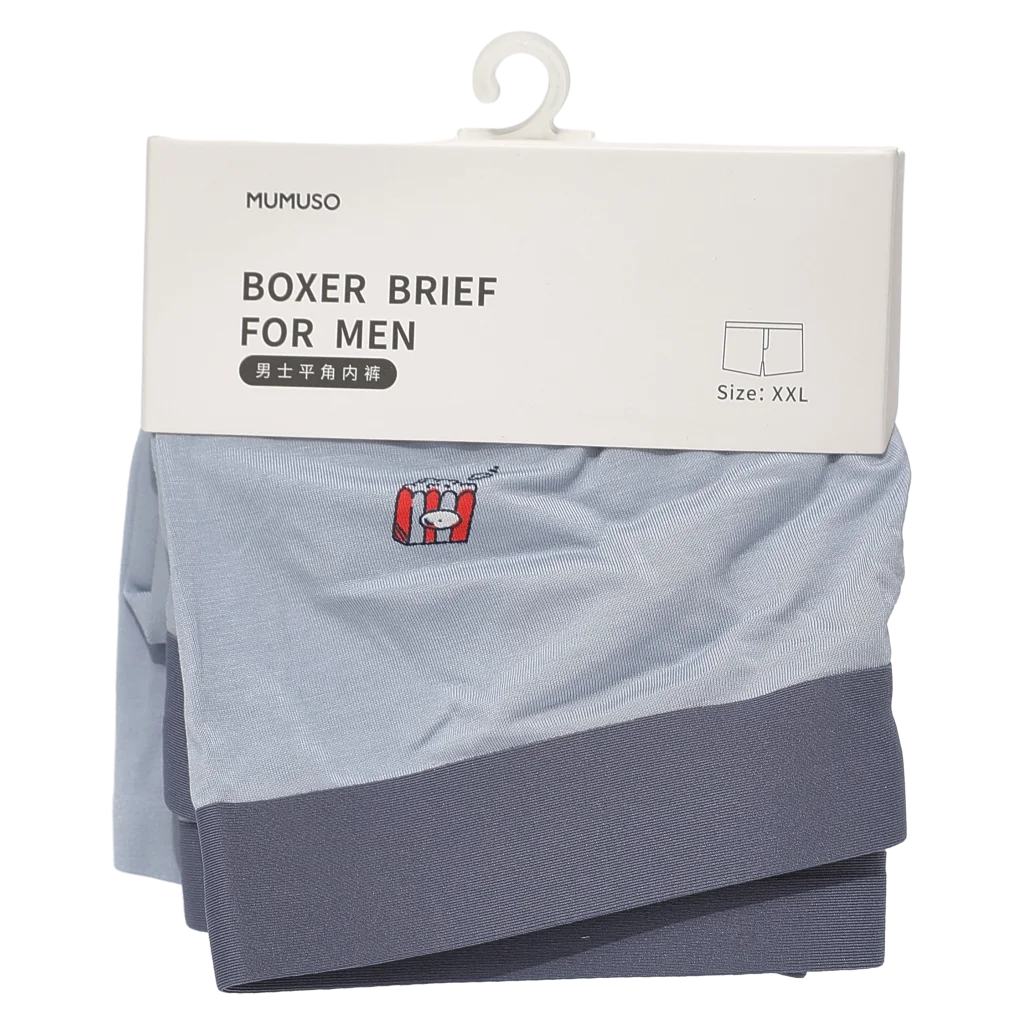 Boxershorts für Herren mit Print-Design (Grau)