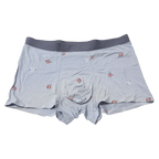 Boxershorts für Herren mit Print-Design (Grau)