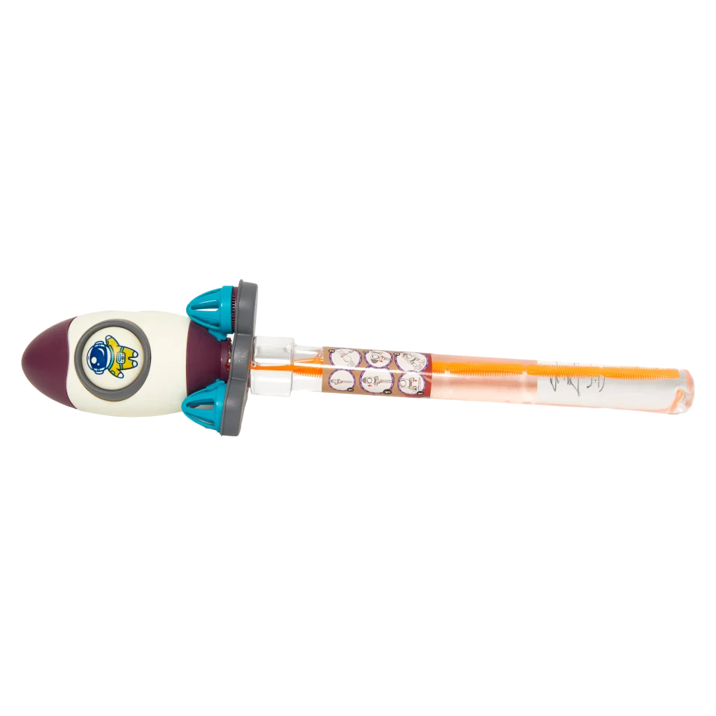 Bubble-Wasserpistole aus Kunststoff mit Raketen-Design (Mehrfarbig)