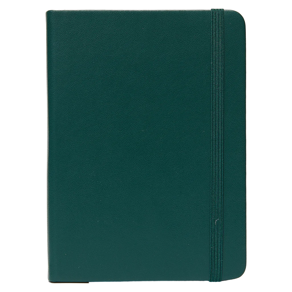 Business Hardcover Notizbuch A6 für Büro und Alltag (Grün)