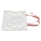 Canvas Schultertasche mit Katzen-Design, kariert (Rosa)