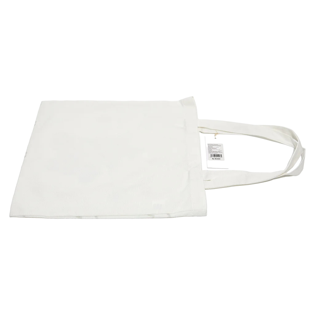 Canvas Schultertasche aus Polyester-Baumwolle mit Capybara-Design (Weiß)