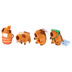 Plüsch-Anhänger mit Capybara-Design aus Polyester (Mehrfarbig)