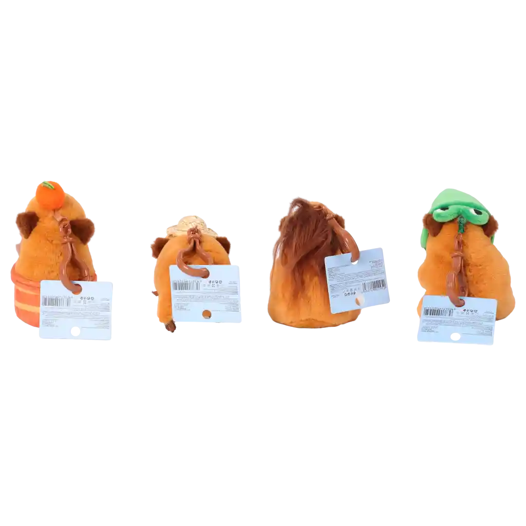 Plüsch-Anhänger mit Capybara-Design aus Polyester (Mehrfarbig)