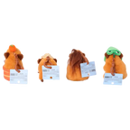 Plüsch-Anhänger mit Capybara-Design aus Polyester (Mehrfarbig)