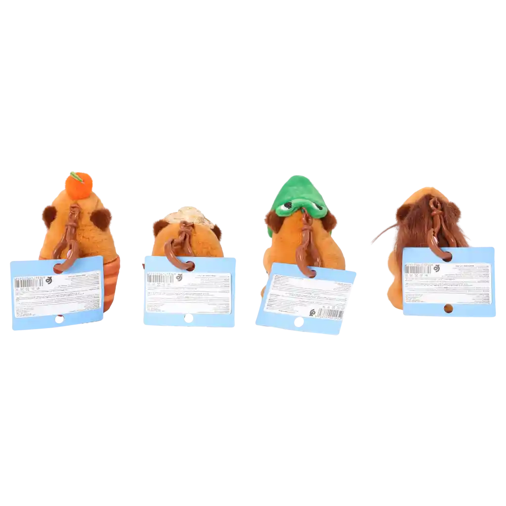 Plüsch-Anhänger mit Capybara-Design aus Polyester (Mehrfarbig)
