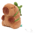 Plüsch Schlüsselanhänger mit Capybara-Design und Schildkröte (Mehrfarbig)