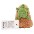 Plüsch Schlüsselanhänger mit Capybara-Design und Schildkröte (Mehrfarbig)