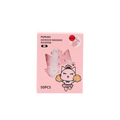 50 wasserdichte Cartoon-Pflaster mit Print, Vorratspackung (Rosa/Gelb)