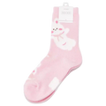 Crew Socken Damen mit Tier-Design (Rosa)