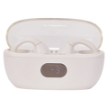 Clip-On Bluetooth-Kopfhörer, kabellos mit Ohrbügel (Weiß)