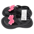 Clogs Damen mit Schleifen-Design für Alltag &amp; Freizeit (Schwarz, 37-38)