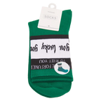 Crew Herrensocken aus Baumwolle, klassisch (Grün)