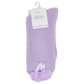 Crew Socken Damen mit Schleifen-Design (Lila)