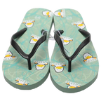 Flip-Flops Damen mit Enten-Design, Größe 36–37 (Grün)