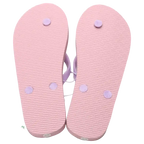 Damen Flip-Flops mit Bären-Design, Größe 40-41 (Rosa/Lila)
