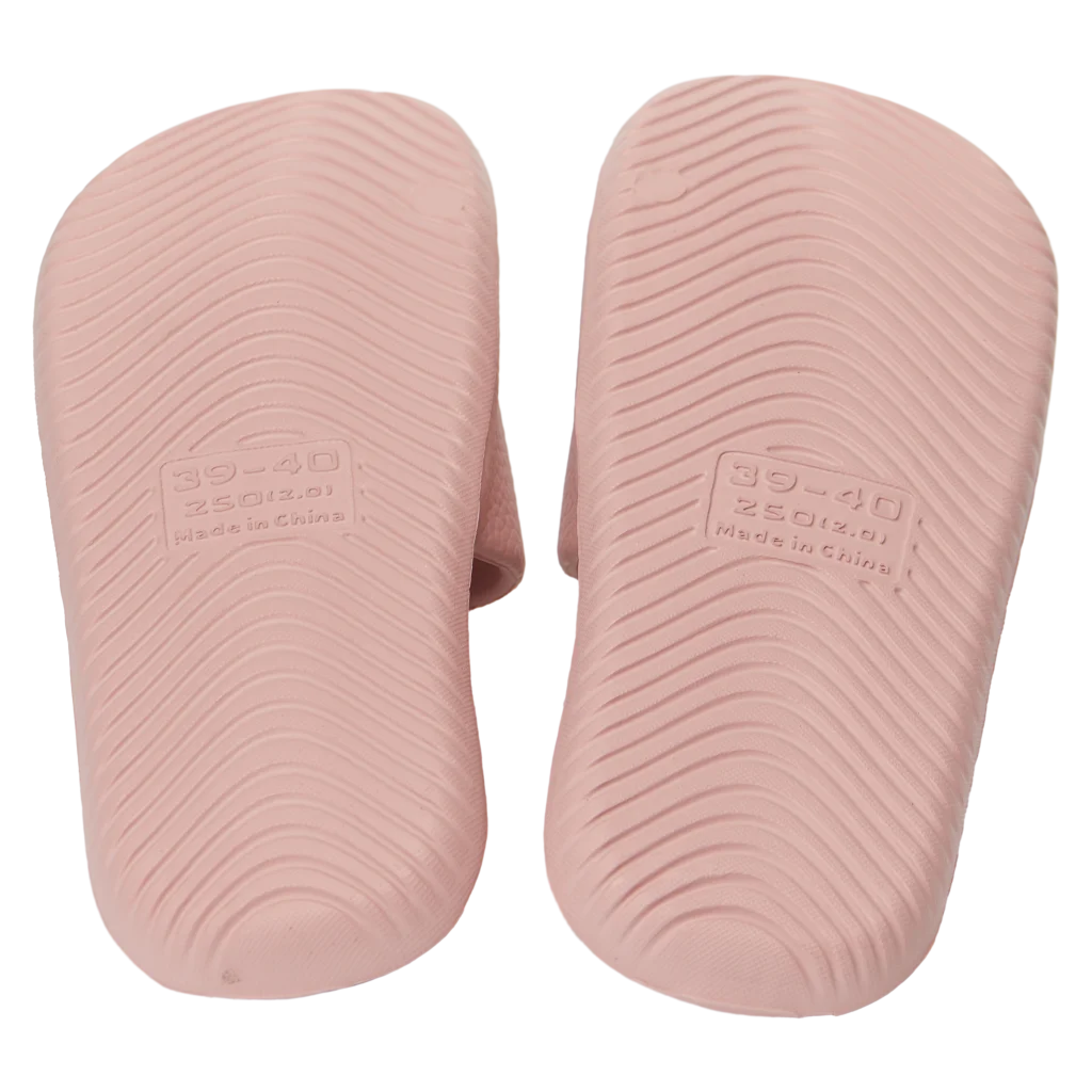 Leichte Damen Slipper für Badezimmer und Alltag (Rosa/39-40)