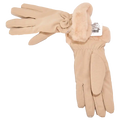 Damenhandschuhe mit Schleifen-Design (Beige)