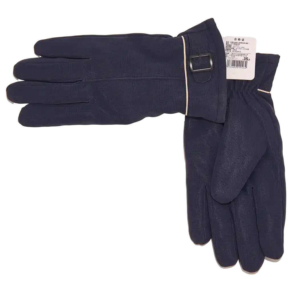 Herrenhandschuhe aus dickem Plüsch, wärmend (Blau)