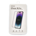 Displayschutzfolie aus gehärtetem Glas für iPhone 15 Pro (Transparent)