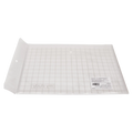 Transparente Dokumententasche mit Grid-Design, leicht (Klar)
