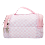 Doppellagige Isolier-Lunchbag aus Polyester mit Katzen-Design (Rosa)