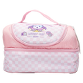 Doppellagige Isolier-Lunchbag aus Polyester mit Katzen-Design (Rosa)