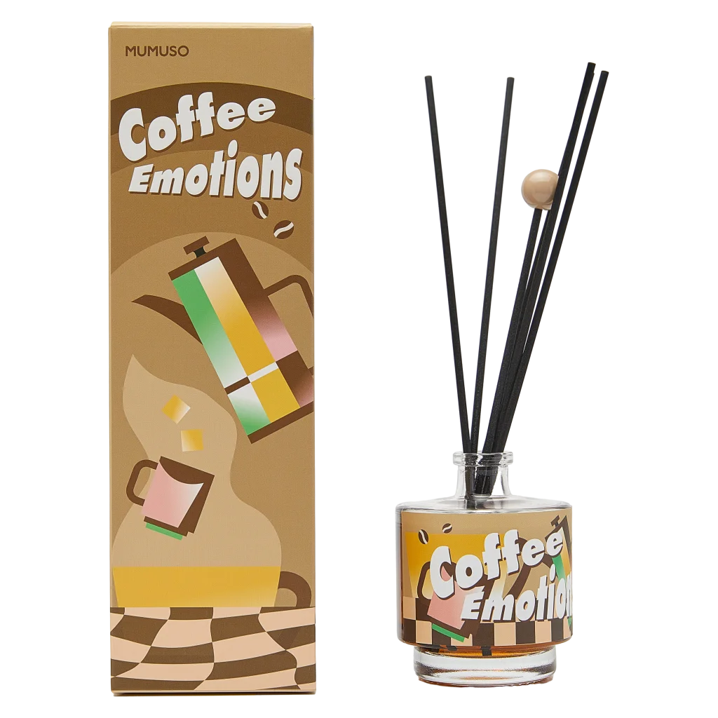 Duft Diffuser mit Coffee-Design, 100 ml (Braun)