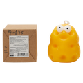 Duftkerze mit Cartoon-Käse-Design, 90,9 g (Gelb)