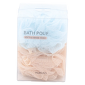 Duschpuff aus Mesh für sanfte Hautreinigung (Blau/Rosa)