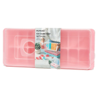 Eiswürfelform mit Deckel aus PP-Kunststoff (Rosa)