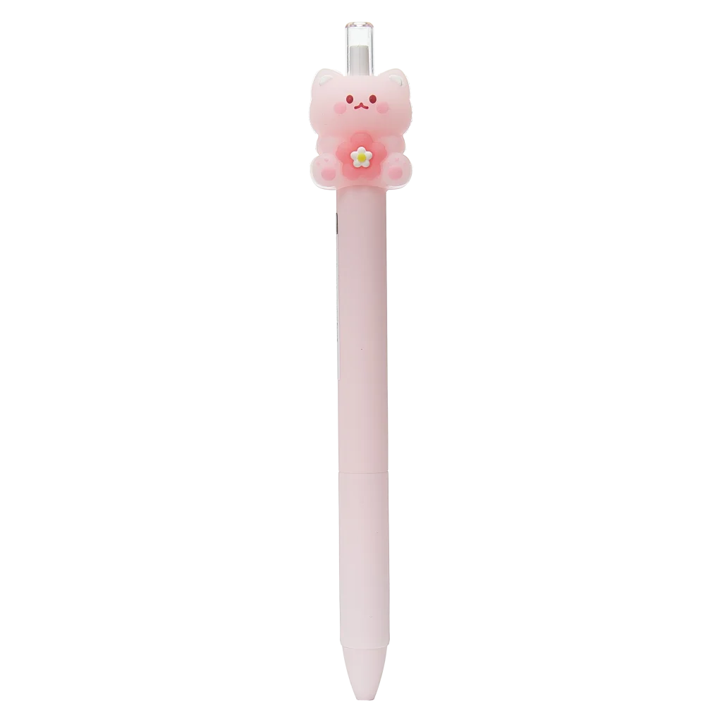 Everlasting Pencil mit Katzen-Design und Kirschblüten-Print (Rosa)