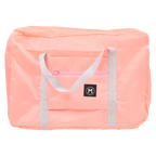 Faltbare Aufbewahrungstasche aus Polyester, leicht, ideal für Reisen und Haushalt (Rosa)