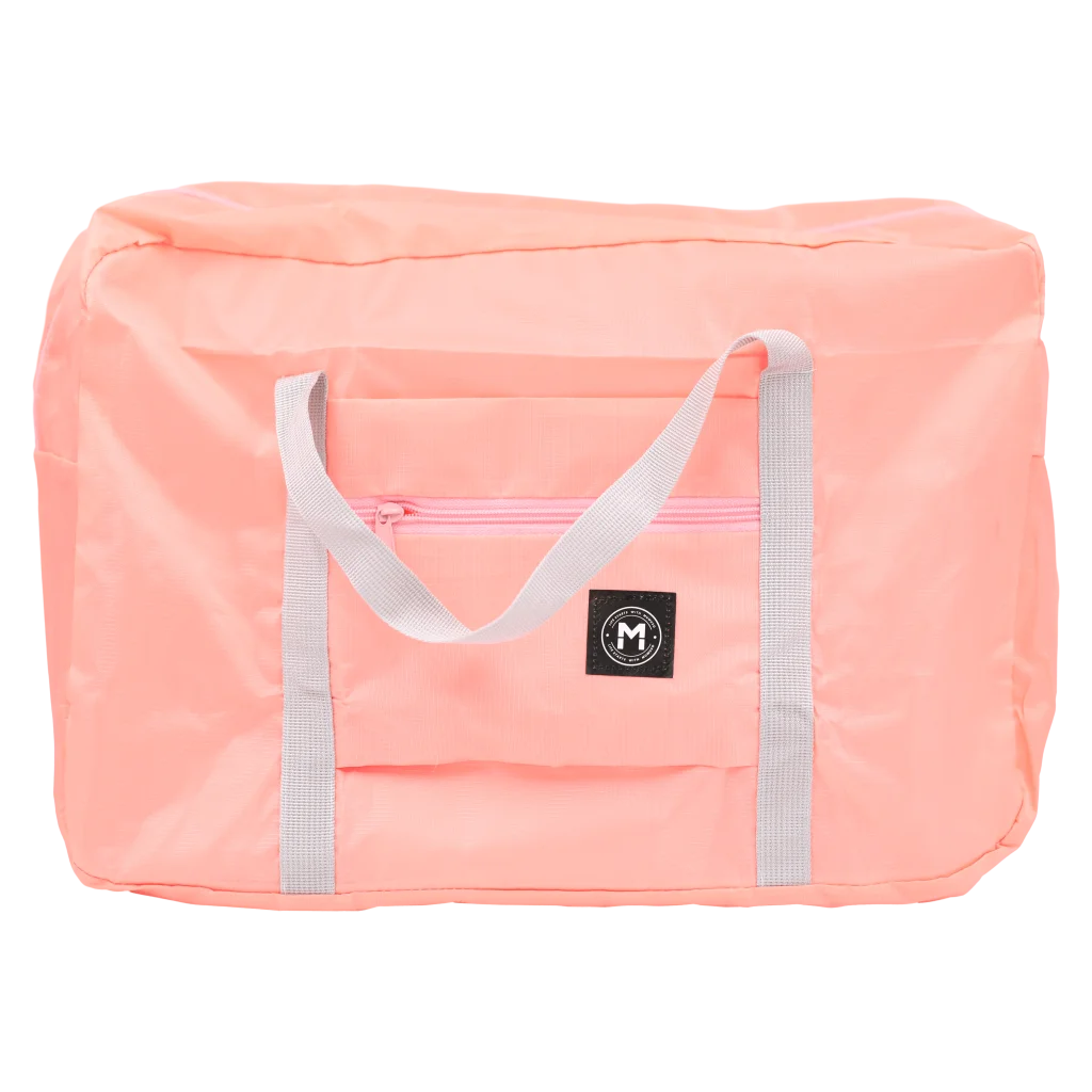 Faltbare Aufbewahrungstasche aus Polyester, leicht, ideal für Reisen und Haushalt (Rosa)