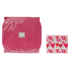 Faltbare Geschenkbox mit Herz-Design, M (Rosa/Rot)
