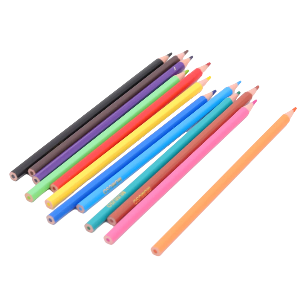 Farbstift-Set mit Giraffen-Design, 12 Farben (Schwarz/Braun/Violett/Grün/Hellgrün/Gelb/Orange/Rot/Rosa/Hellblau/Blau/Himmelblau)