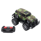 Ferngesteuertes Offroad-Modellauto, 1:18 Maßstab aus ABS mit Camouflage-Design (Grün/Braun)