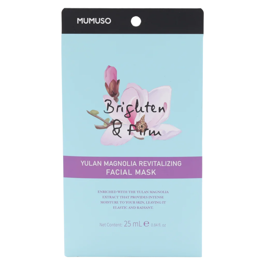 25 ml Feuchtigkeits-Gesichtsmaske mit Yulan-Magnolienextrakt, revitalisierend (Hellblau)