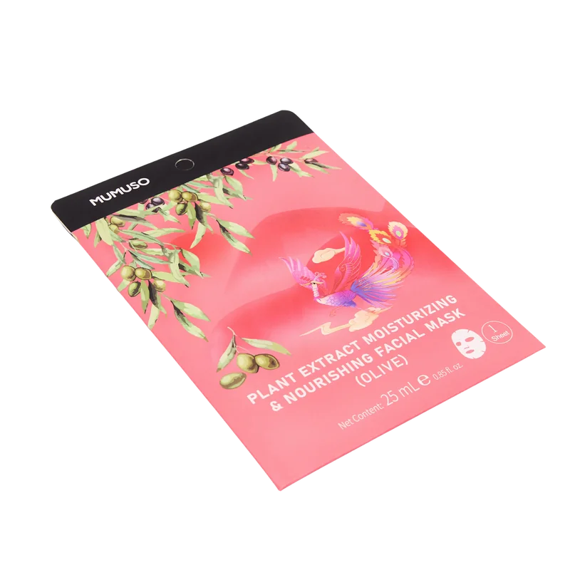 Feuchtigkeitsspendende Gesichtsmaske mit Olivenextrakt, 20 ml (Natur)