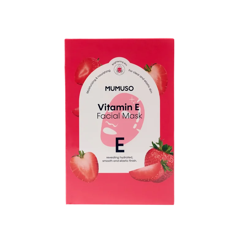 Feuchtigkeitsspendende Gesichtsmaske mit Vitamin E, 185,4 g (Rosa)