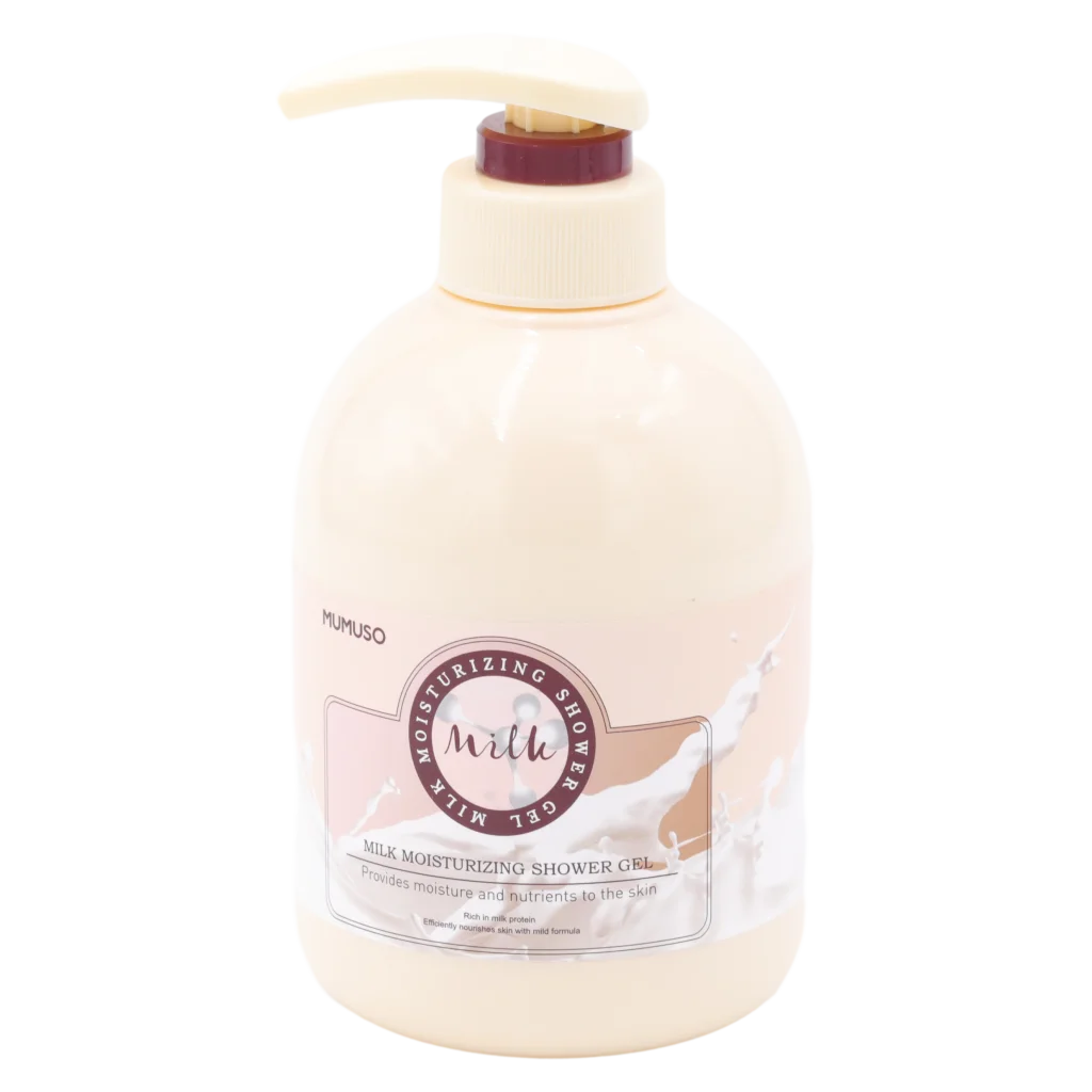 Feuchtigkeitsspendendes Duschgel mit Milch, 616,7 g (Cremweiß)