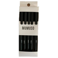 5er-Pack Filzstifte Schwarz zum Zeichnen und Markieren (Schwarz)