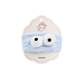 Flauschiges Flanell-Haarband mit Augen-Design, 27 × 7 cm (Blau)