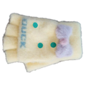 Fingerhandschuhe Damen mit Schleifen-Design (Gelb)