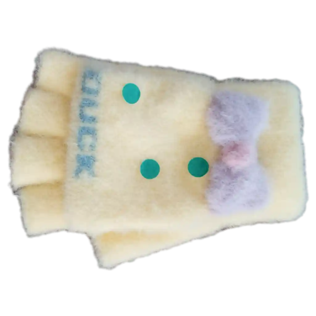 Fingerhandschuhe Damen mit Schleifen-Design (Gelb)